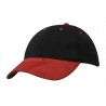 Cap - mod. 4200:Black, Cotton, Red